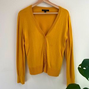 Mustard yellow cardigan